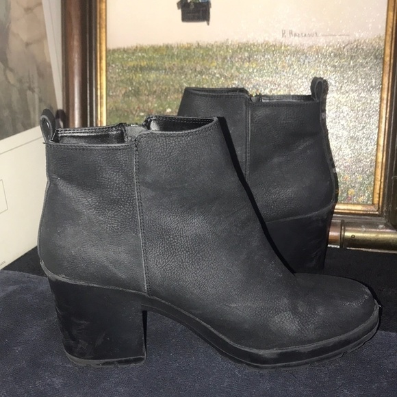 MIX No. 6 Weinbaum Platform Bootie Black Zip-up - Picture 8 of 11